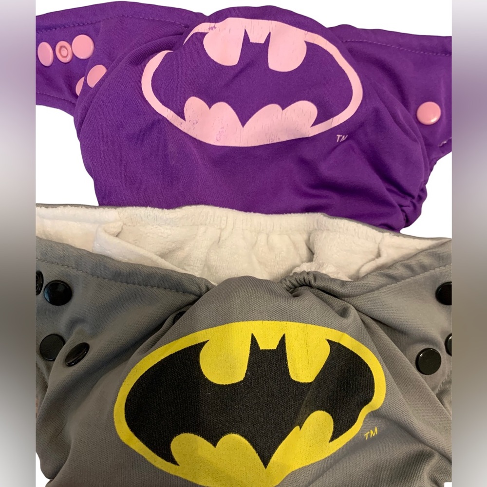 Bumkins Snap-in-one Batman Cape DC Superhero Waterproof Adjustable